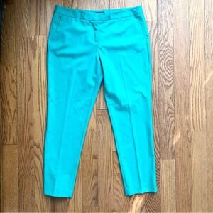 Vince Camuto Green Capri Stretch Women's Green Teal Pants Size 12